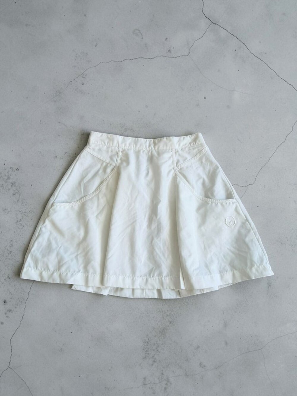 SERGIO TACCHINI Vintage White High Waist Skirt Size 6